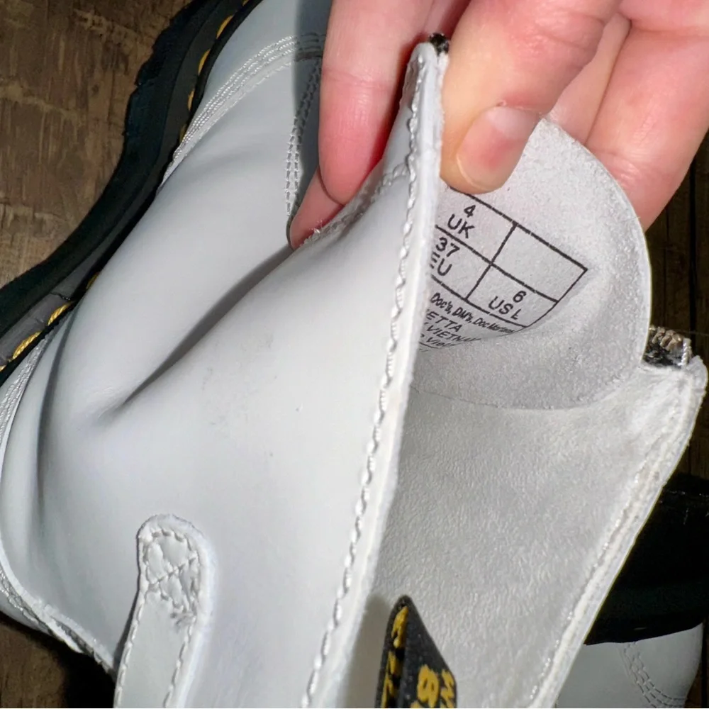 DR MARTENS Leather Jetta Booties